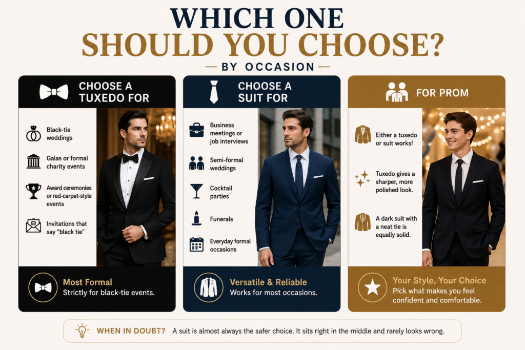tuxedo vs suit for prom